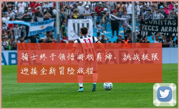骑士终于领悟游戏真谛，挑战极限迎接全新冒险旅程